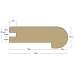 Oak Stair Nosing for 18mm Wood Floors Oak Stair Nosing for 18mm Wood Floors
