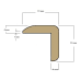 Oak 19mm x 19mm 'L' Section for Wood Floors Oak 19mm x 19mm 'L' Section for Wood Floors