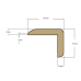 Oak 24mm x 19mm 'L' Section for Wood Floors Oak 24mm x 19mm 'L' Section for Wood Floors